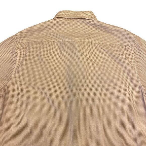 Denim & Flower Slim Fit Button Down Short Sleeve Shirt Sz L - Picture 7 of 12